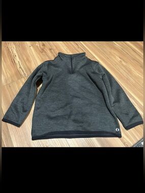 Xersion Kids Dark Gray Zip-Up Sweater Jacket Size 4/5